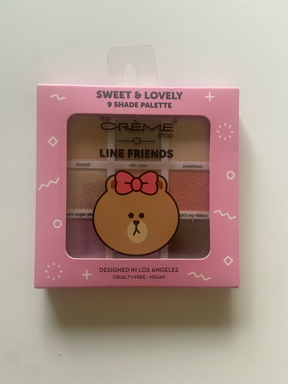 BNIB The Crème Shop x LINE FRIENDS Sweet & Lovely 9-Shade Palette